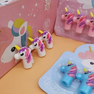 Nắp đậy bút chì Unicorn (vỉ 3 cái)