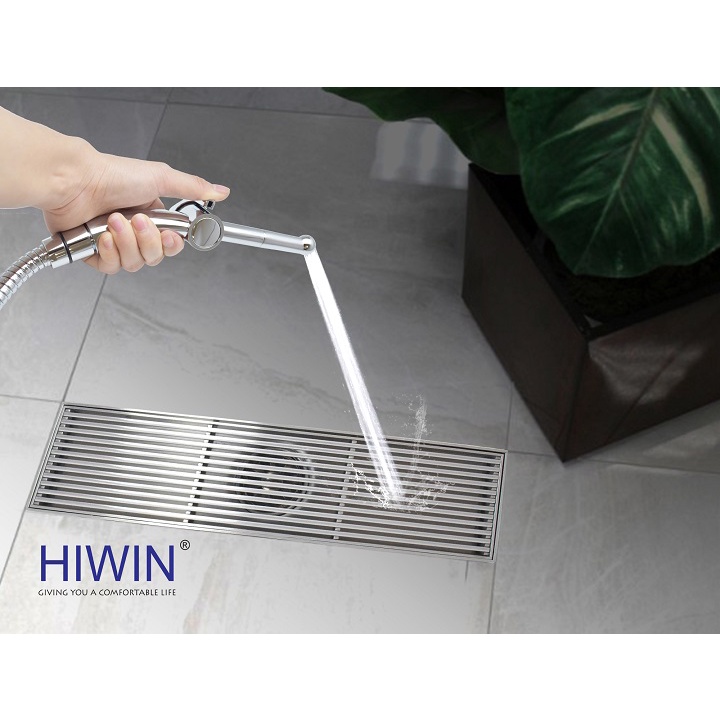 Bộ vòi xịt vệ sinh đa năng chất liệu nhựa ABS mặt gương cao cấp HIWIN PJF-1701