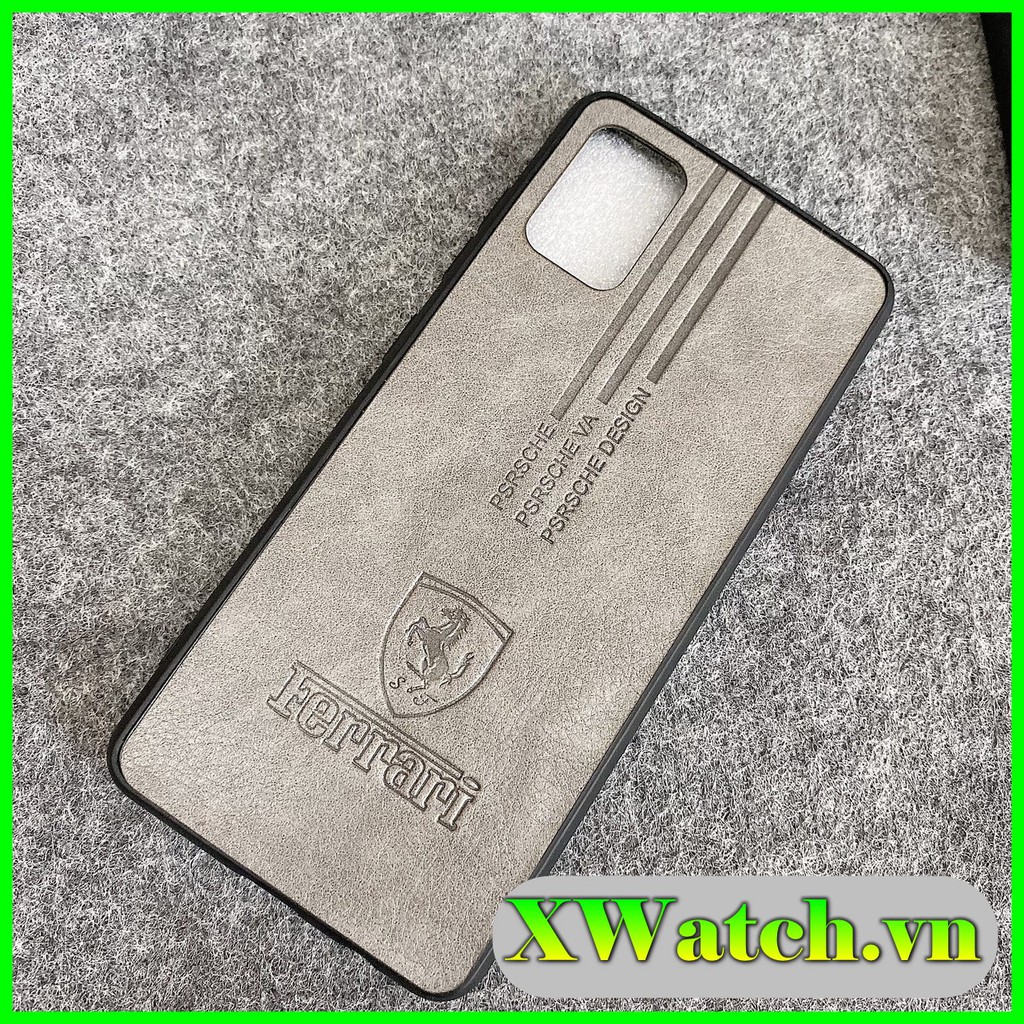 Ốp lưng da Ferari Xiaomi Redmi 10C Mi 11T Redmi 10 K40 gaming Redmi 9Tk40 pro Mi 11 Note 10 Note 10 pro cao cấp