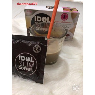 Mẫu cũ giảm mạnhh Cà Phê Giảm Cân Idol Slim Coffee Thái Lan (1Hộp 10 Gói