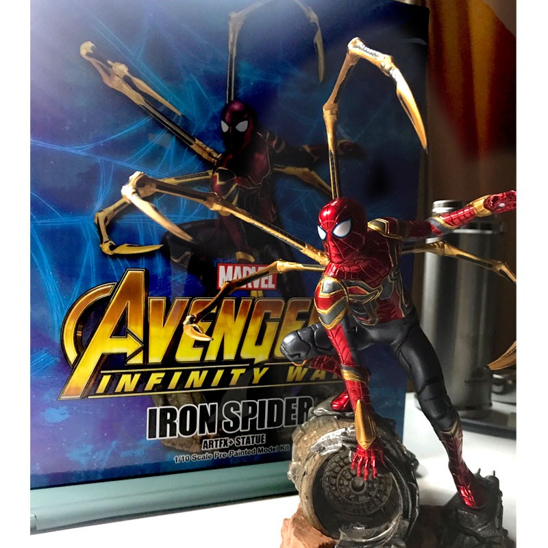 Mô hình Tượng Iron Spider Avenger 1/10 có càng cao 24 cm - Avengers