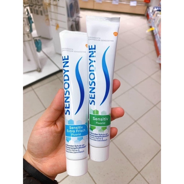 Mẫu mới_ kem đáng răng sensodyne Đức