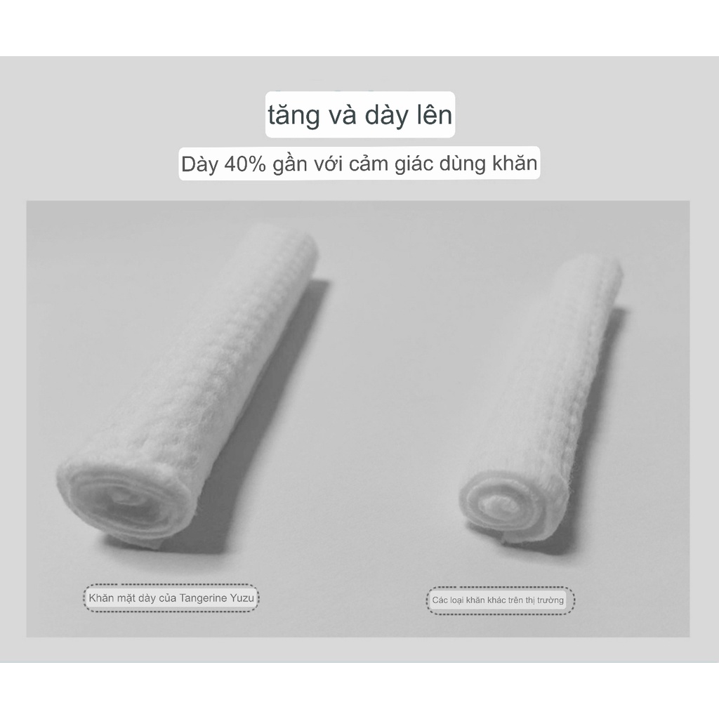 Khăn lau mặt dùng một lần Juyoz 100% làm từ bông