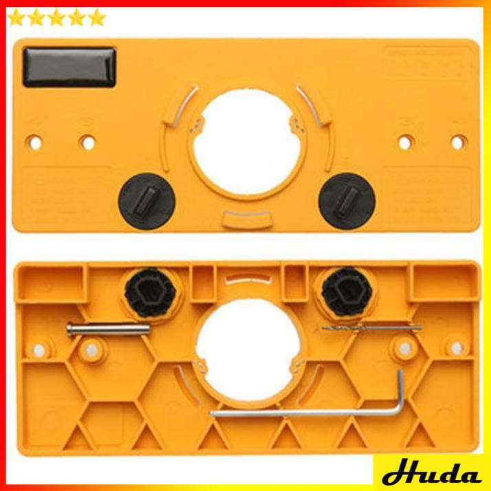 Bộ cữ khoan bản lề bật, Dụng cụ định vị khoan lỗ lắp bản lề giảm chấn - đồ làm mộc