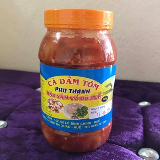 Cà dầm tôm Phú Thành 500g - Đặc sản Huế