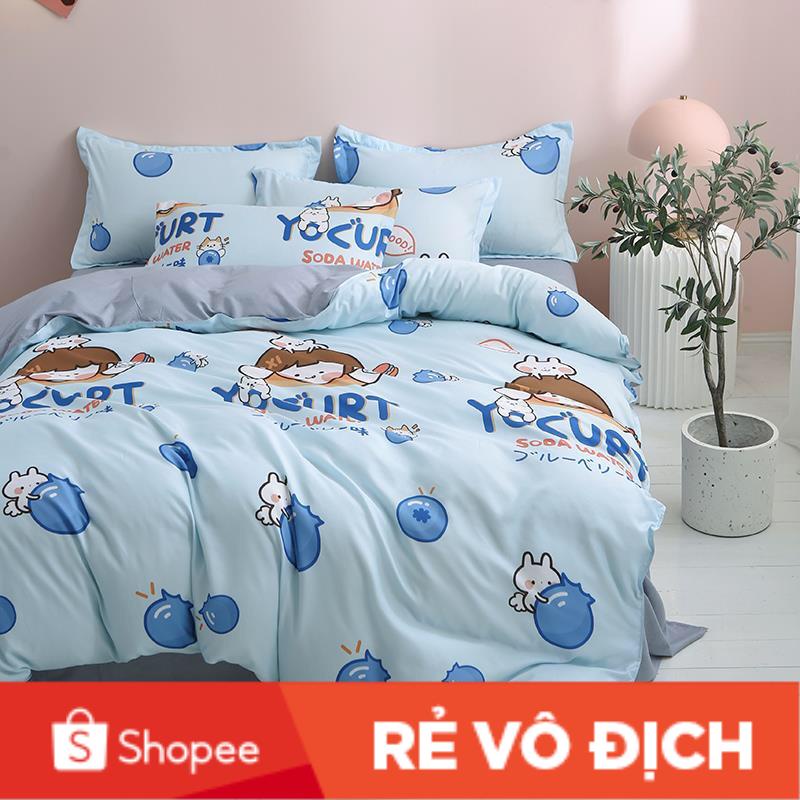 ❤️ BỘ CHĂN GA GỐI COTTON 3D | COTTON POLY ❤️ SIÊU NGỘ NGHĨNH, DỄ THƯƠNG | SIZE M6/M8 | Maibeding