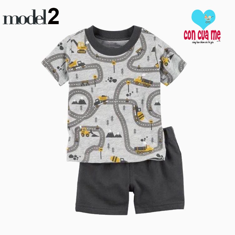 Bộ quần áo Carter bé trai xuất xịn sz 6-24 tháng