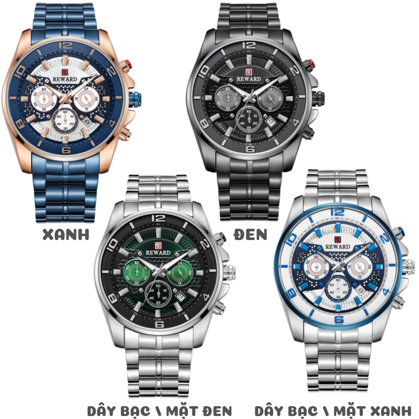 Đồng Hồ Nam Reward KT63078 Chính Hãng 2020 NEW Bảo Hành 12 Tháng II Hàng Nhập HongKong | BigBuy360 - bigbuy360.vn