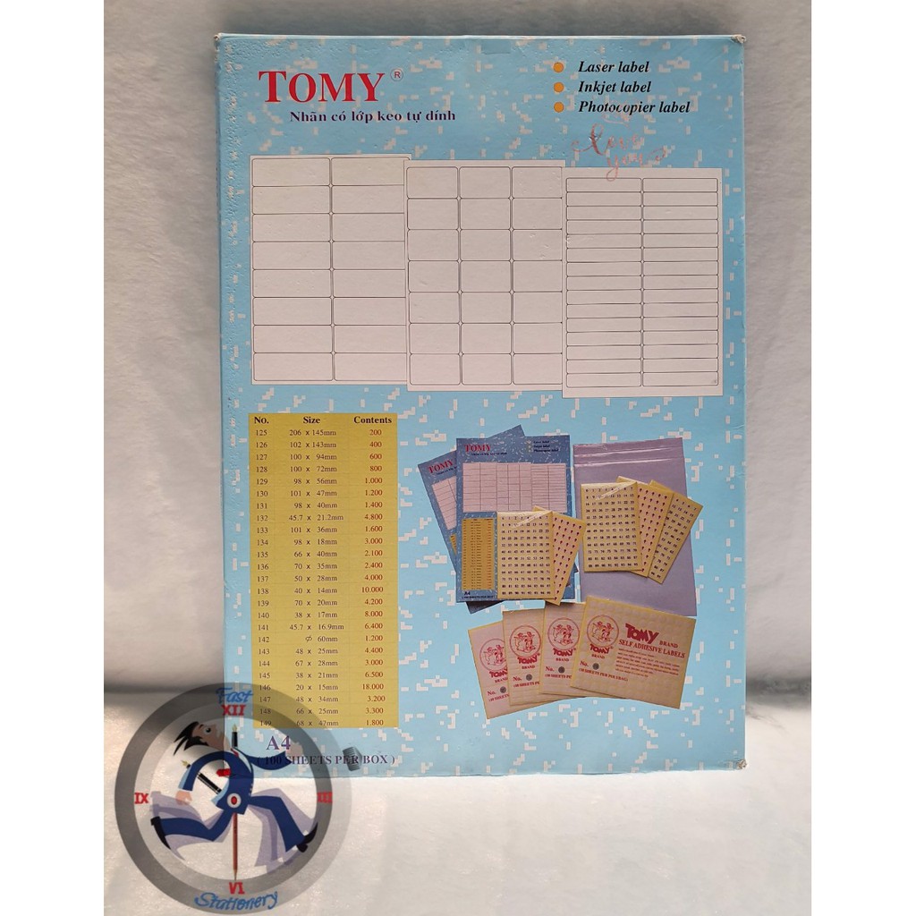 [Giao 2 Giờ] Decal Tomy A4 125 --> 130