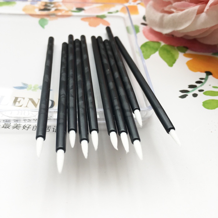 [Hàng mới về] Bộ 5 cọ trang điểm môi/ kẻ mắt dùng một lần tiện lợi