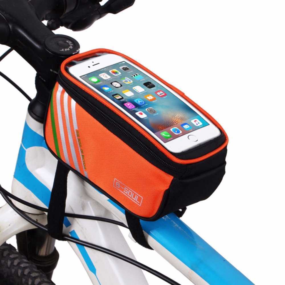 Túi Đựng Điện Thoại 5.0 inch Chống Thấm Nước Gắn Khung Xe Đạp