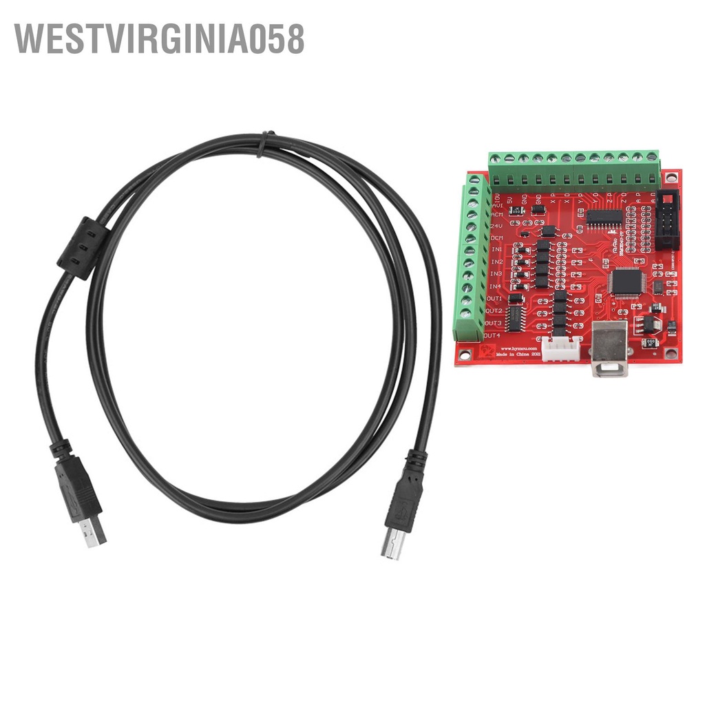 Có thể bán buôn CNC USB MACH3 100Khz Red Break-out Board Hỗ trợ Động cơ bước Ổ đĩa Servo Westvirginia058 Hàng giao ngay