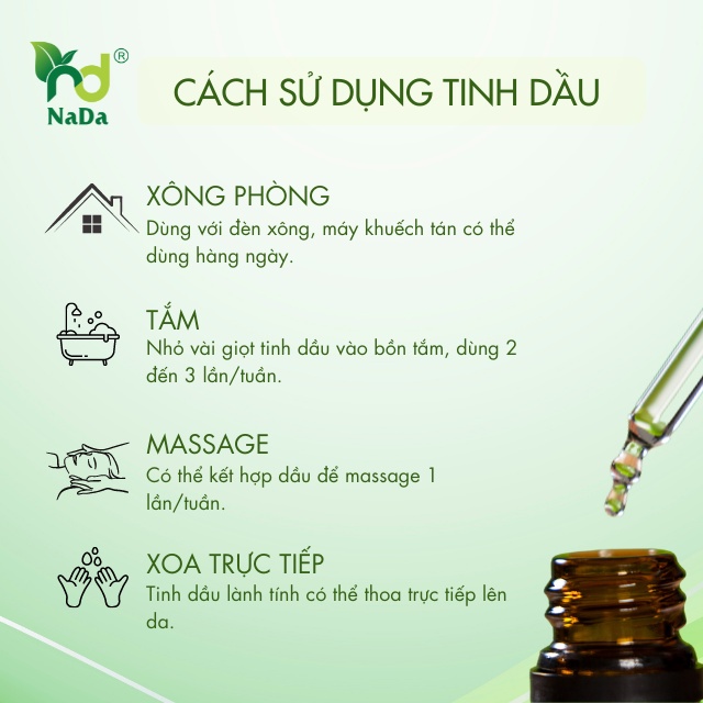 Tinh dầu sả chanh nguyên chất NaDa