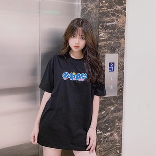 Áo Thun Unisex Tay Lỡ Doraemon