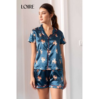Bộ Đồ Ngủ PIJAMA LOIRECHIC LPC01 ( Áo cộc và Quần cộc)