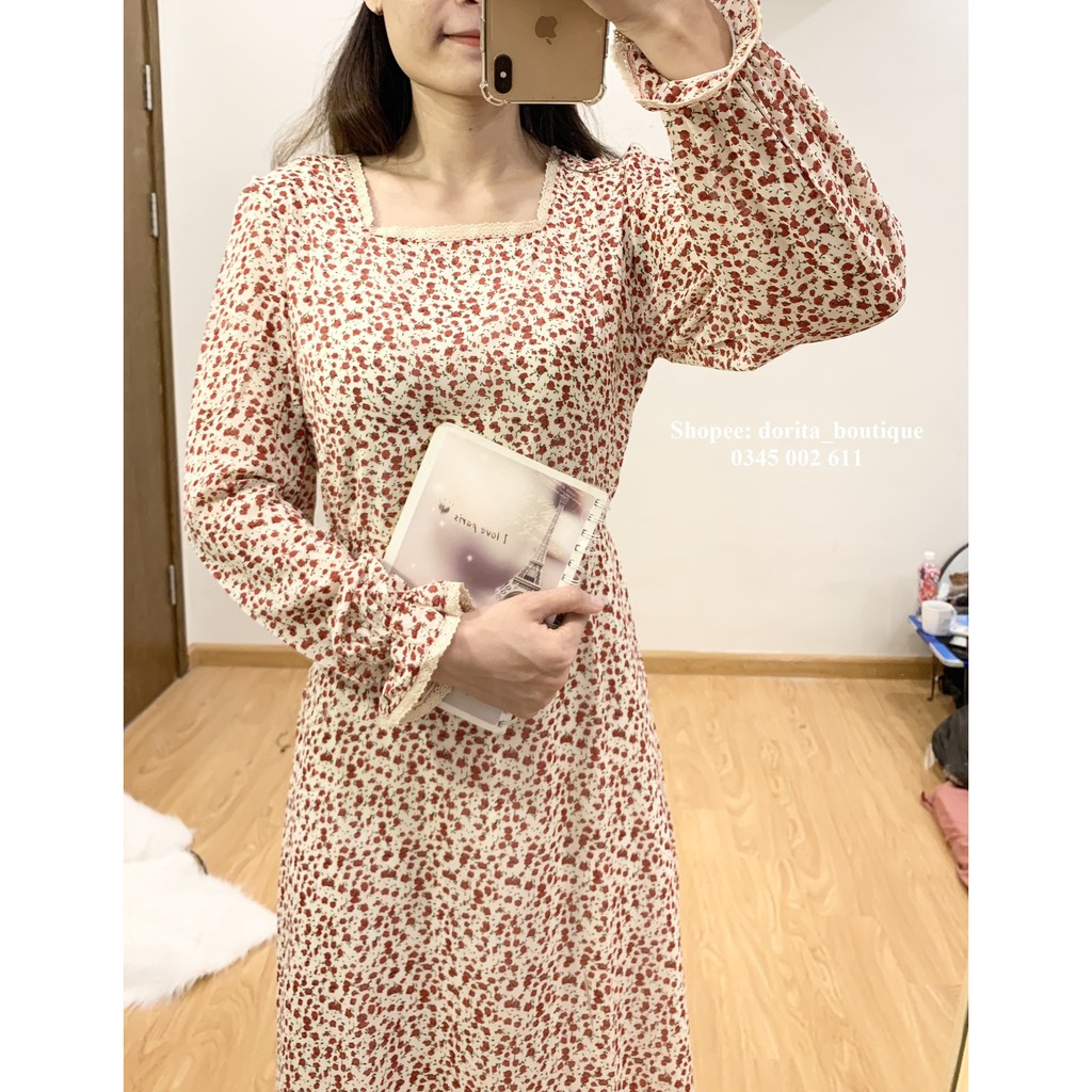 Váy trễ vai bèo chiết eo kẻ caro xanh, Đầm kẻ caro xanh Hàn Quốc | BigBuy360 - bigbuy360.vn