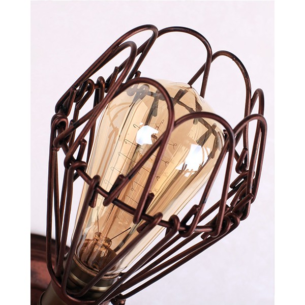 Đèn tường MONSKY mạ đồng cao cấp cụp xòe TU006 kèm bóng LED Edision chuyên dụng