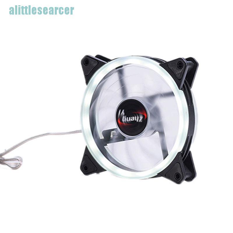 Quạt Tản Nhiệt Không Chổi Than Đèn LED RGB 12cm DC 12V Cho Máy Tính