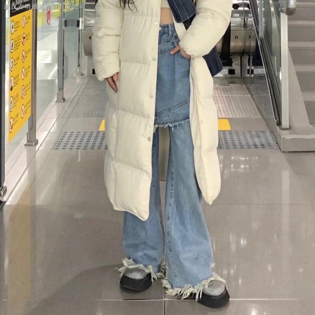Quần Jean Ống Rộng Thiết Kế Mới Size Lớn 2022 Thời Trang Cho Nữ