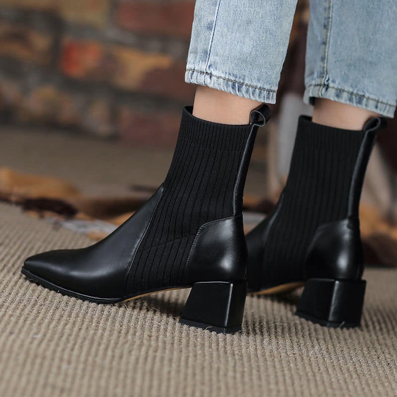 BOOT NỮ PHỐI LEN