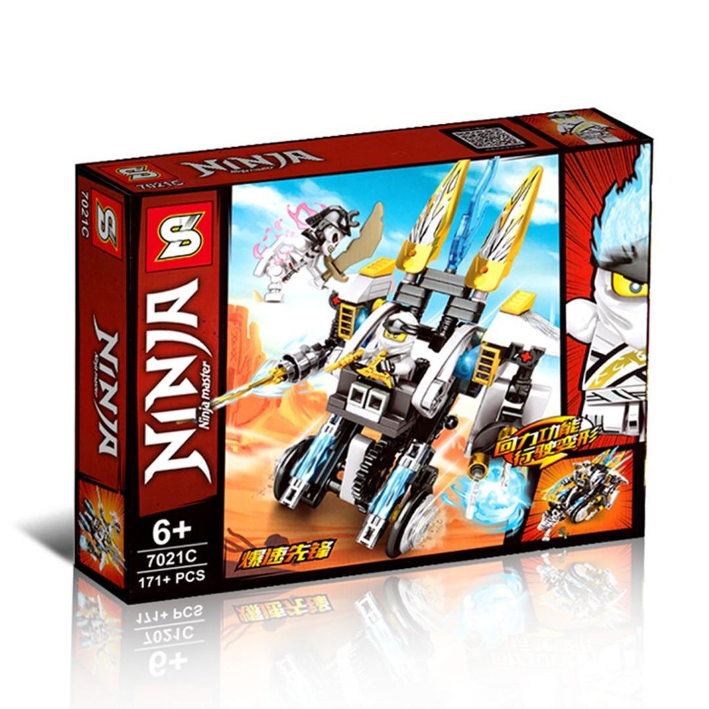Lego ninja master Cỗ máy chiến đấu 7021