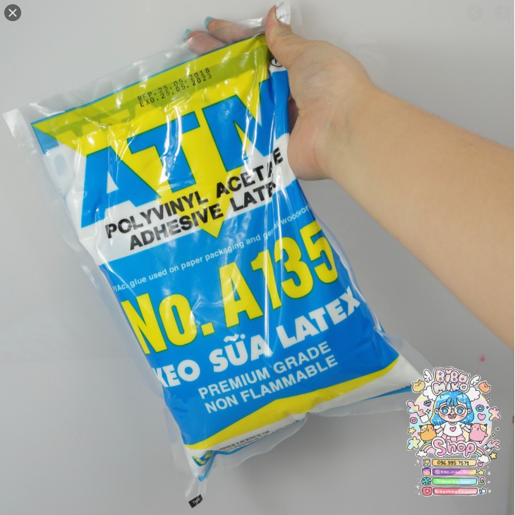 Keo sữa latex ATM nguyên liệu làm slime No.A135 ( 1kg)