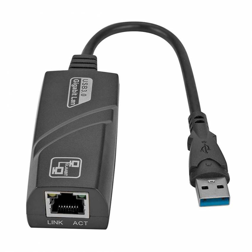Có dây USB 3.0 đến Card mạng Gigabit Không có trình điều khiển Bên ngoài Cắm và Chạy Card mạng Usb Sang Rj45 Có dây cho Máy tính xách tay Pc