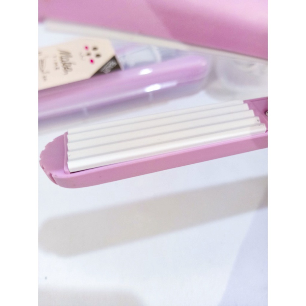 Máy dập xù tóc mini kèm hộp đựng máy uốn tóc máy là tóc