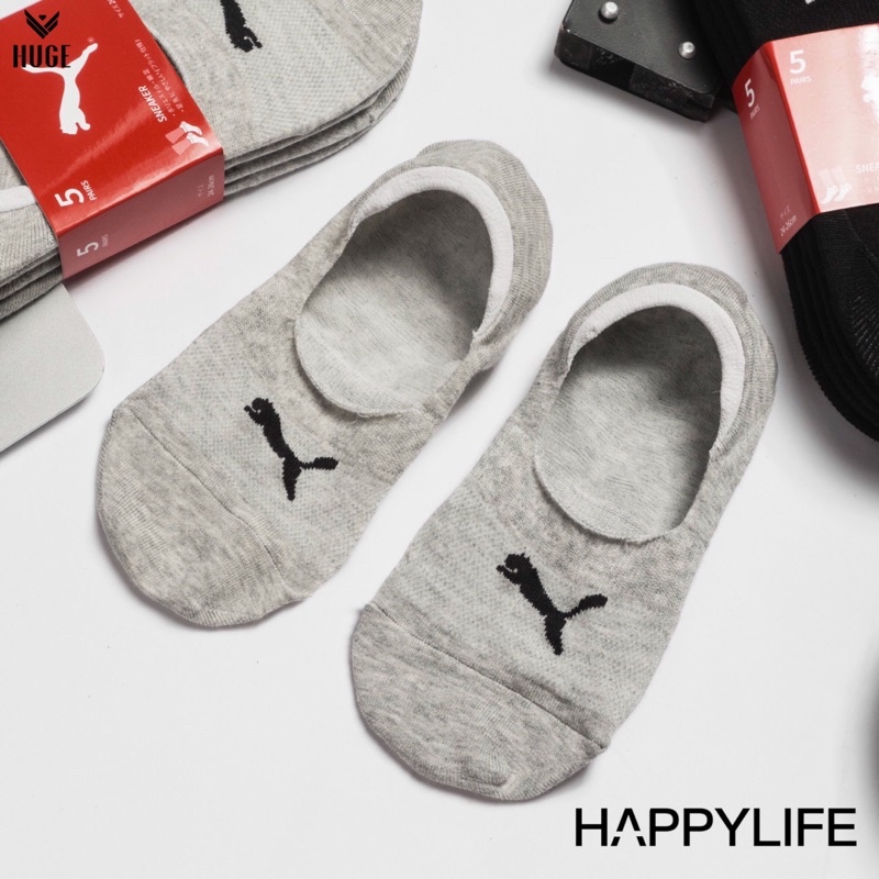 Combo 5 đôi tất lười nam nữ cao cấp,100% cotton chống hôi chân, kháng khuẩn