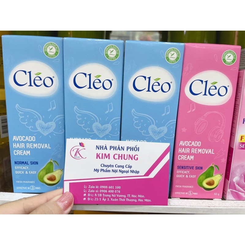 Kem Tẩy Lông Nách - Tay - Chân Cleo Avocado