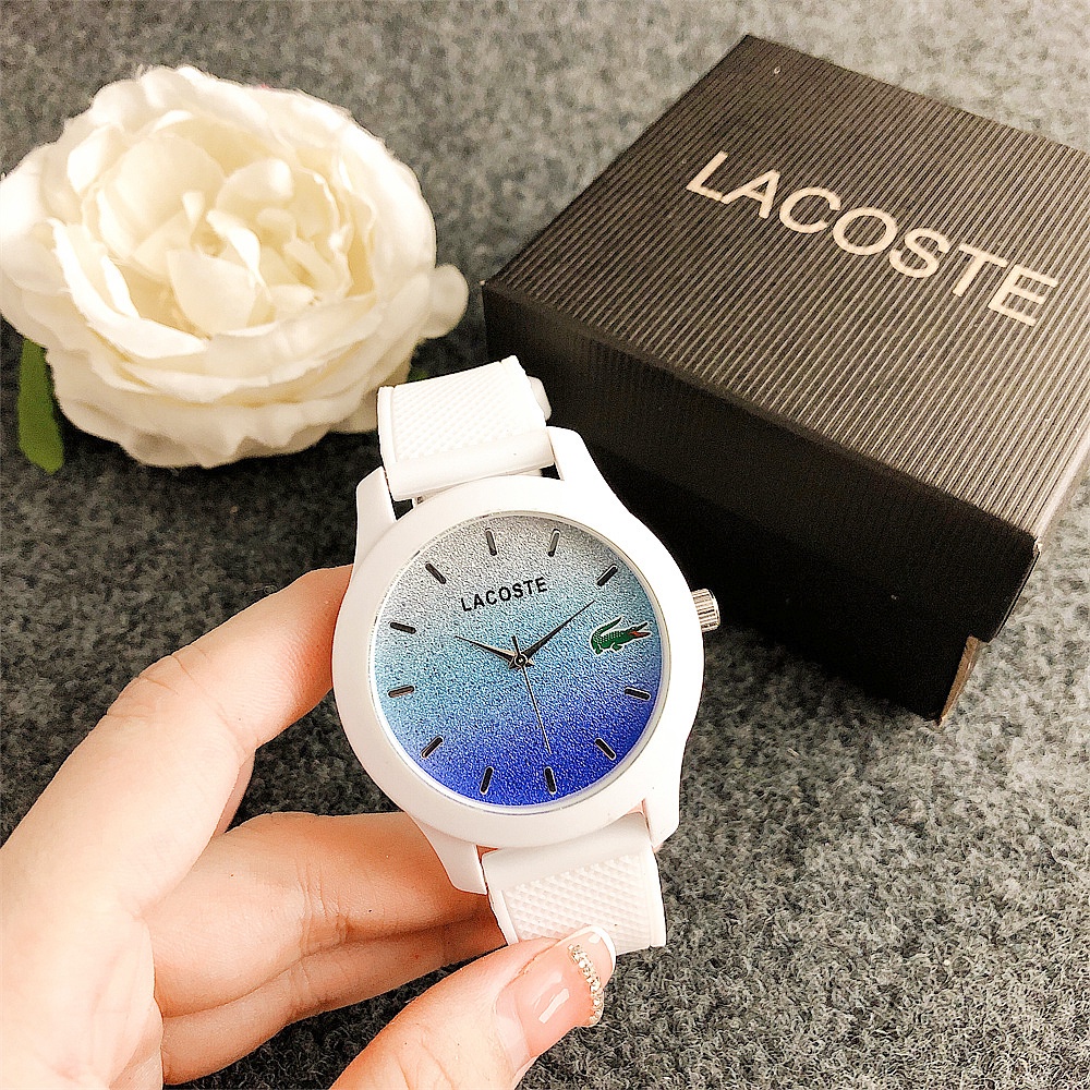 Đồng Hồ Đeo Tay LACOSTE Dây Silicon Màu Gradient Dành Cho Nam Và Nữ