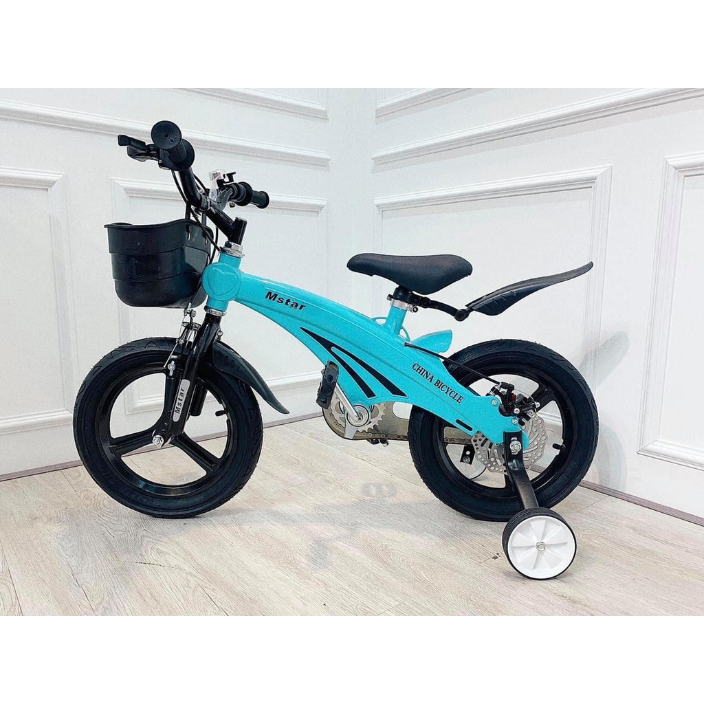 Xe đạp vành đúc cao cấp chính hãng MSTAR size 14inchs LY166 cho bé từ 2 đến 9 tuổi &quot;Xe đạp cho bé''