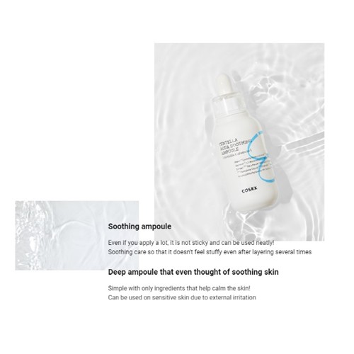 [Hàng mới về] Tinh chất hydrium centella cấp nước làm dịu da 40ml Cosrx