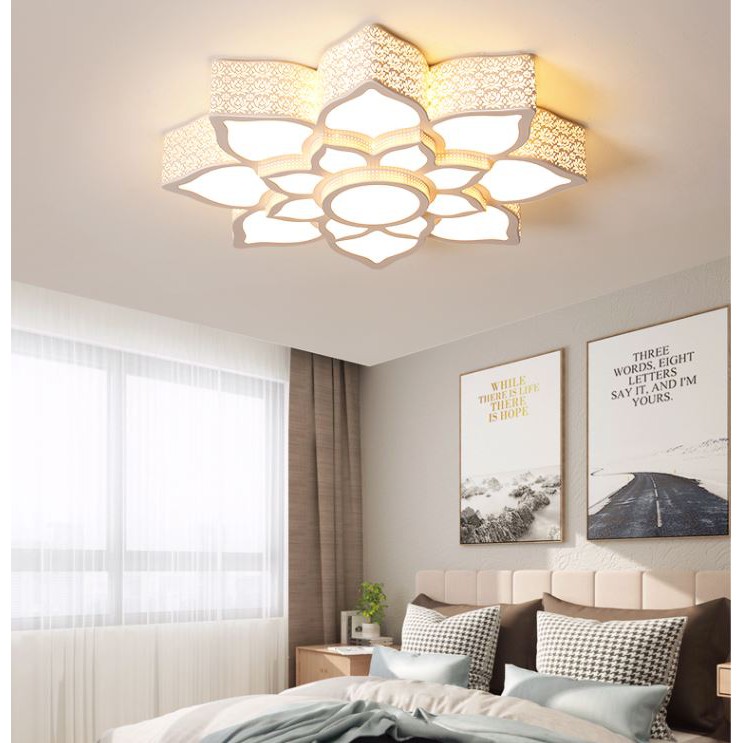 Đèn trần MONSKY MATEE D650mm kiểu dáng hiện đại, sang trọng với 3 chế độ ánh sáng - kèm điều khiển từ xa - (44).