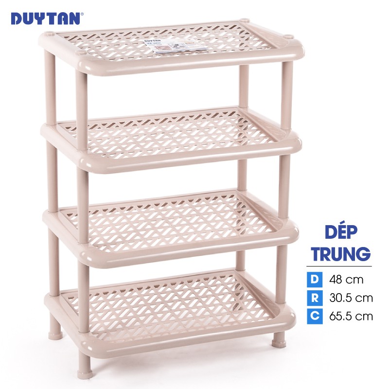 Kệ Dép Trung Duy Tân 4 Tầng - Kích thước 48 x 30.5 x 65.5 cm