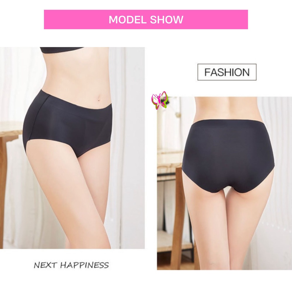 Quần lót nữ su đúc thun lạnh lưng cao không đường may, trẻ trung, thoải mái, thoát mát (MS 03097) Anna Shop