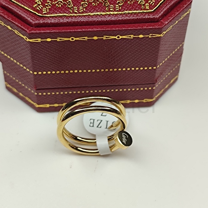Nhẫn mạ vàng hồng 18K đính đá mã 0.13 carat