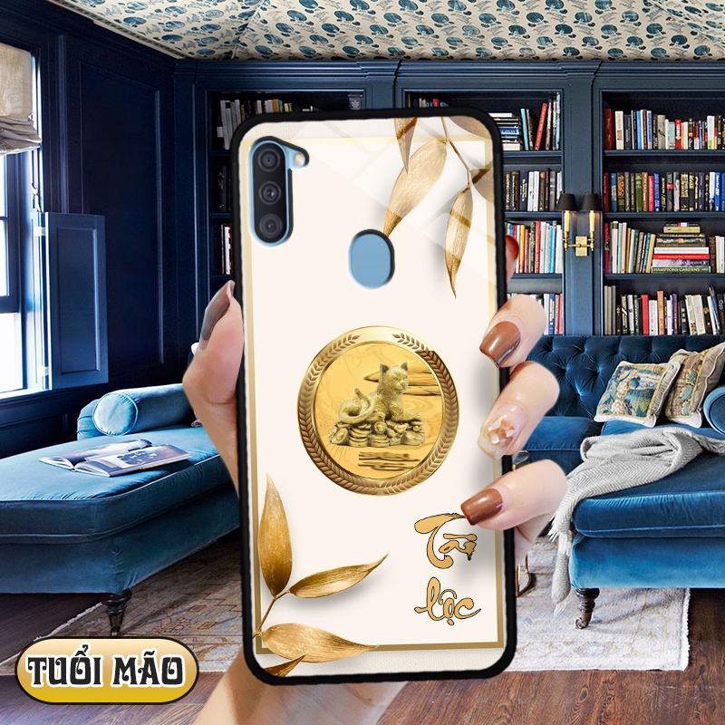 Ốp kính 3D 12 con giáp Samsung Galaxy A11