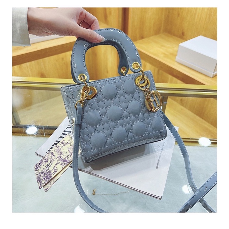 Túi xách nữ cầm tay bản da bóng 3 ô  DiDiBag