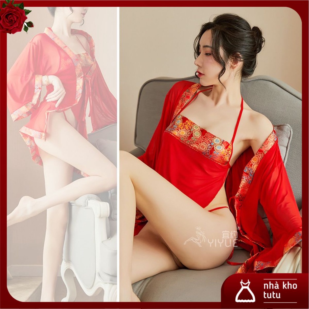 FridayStore Full bộ ngủ Cosplay Võ Tắc Thiên Choàng + set Yếm Siêu mịn đẹp L004 | BigBuy360 - bigbuy360.vn