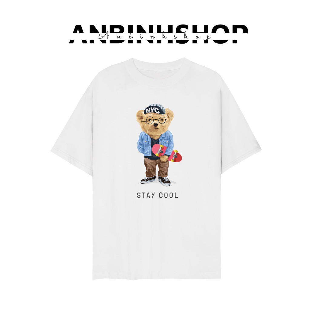 Áo thun 🚚 FREESHIP 🚚 Áo phông unisex in hình Gấu võ sĩ cool ngầu nhiều mẫu form đẹp chất vải mềm mịn từ AnBinhShop