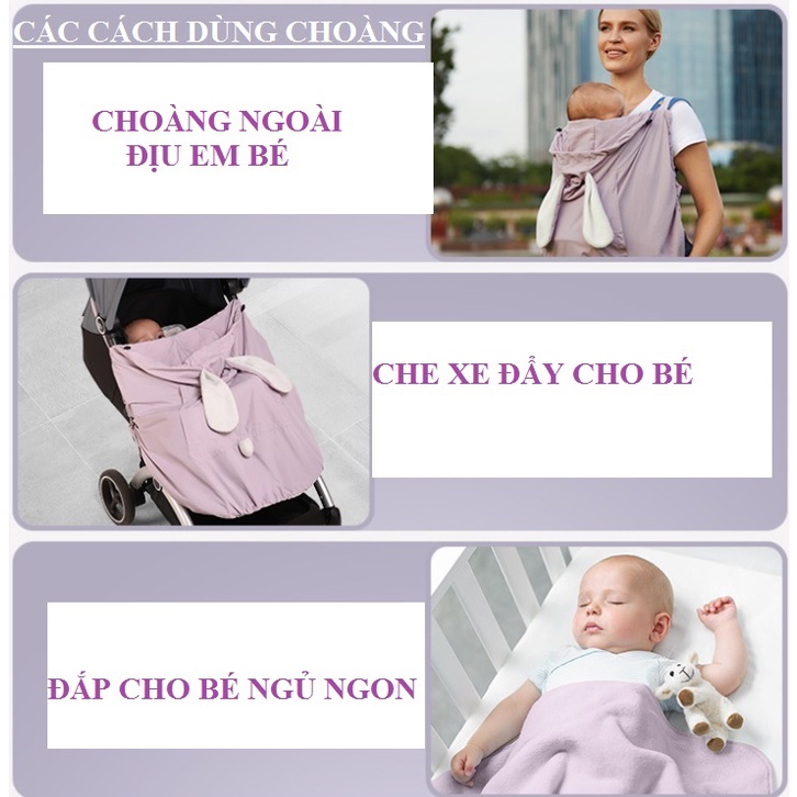 CHOÀNG ĐỊU EM BÉ KANGAROO BABY