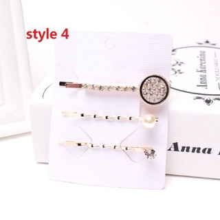 Set 3 kẹp tóc đính đá hàn quốc