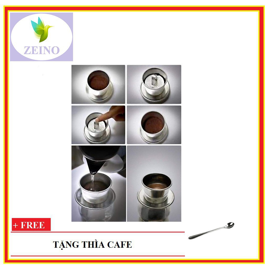 Phin Cafe Inox Đủ Kích Thước Tặng Kèm Thìa Cafe 002 11