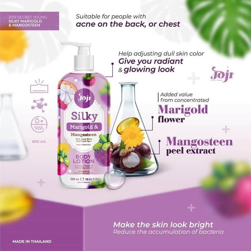 01 Chai Sữa Dưỡng Thể Sáng Da Dưỡng Ẩm Trái Cây JOJI Secret Young Silky Body Lotion 500ml Thái Lan