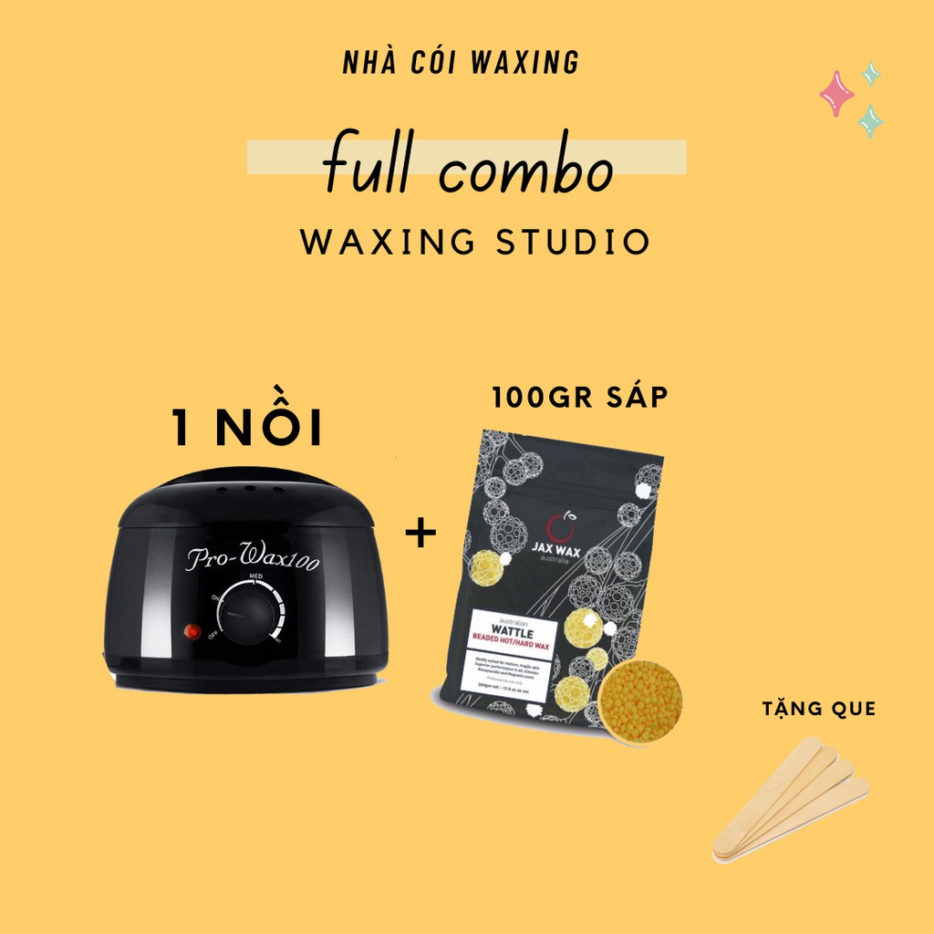 [SIÊU SALE] Bộ sản phẩm Waxing Home - Tẩy lông tại nhà Jax Wax Australia