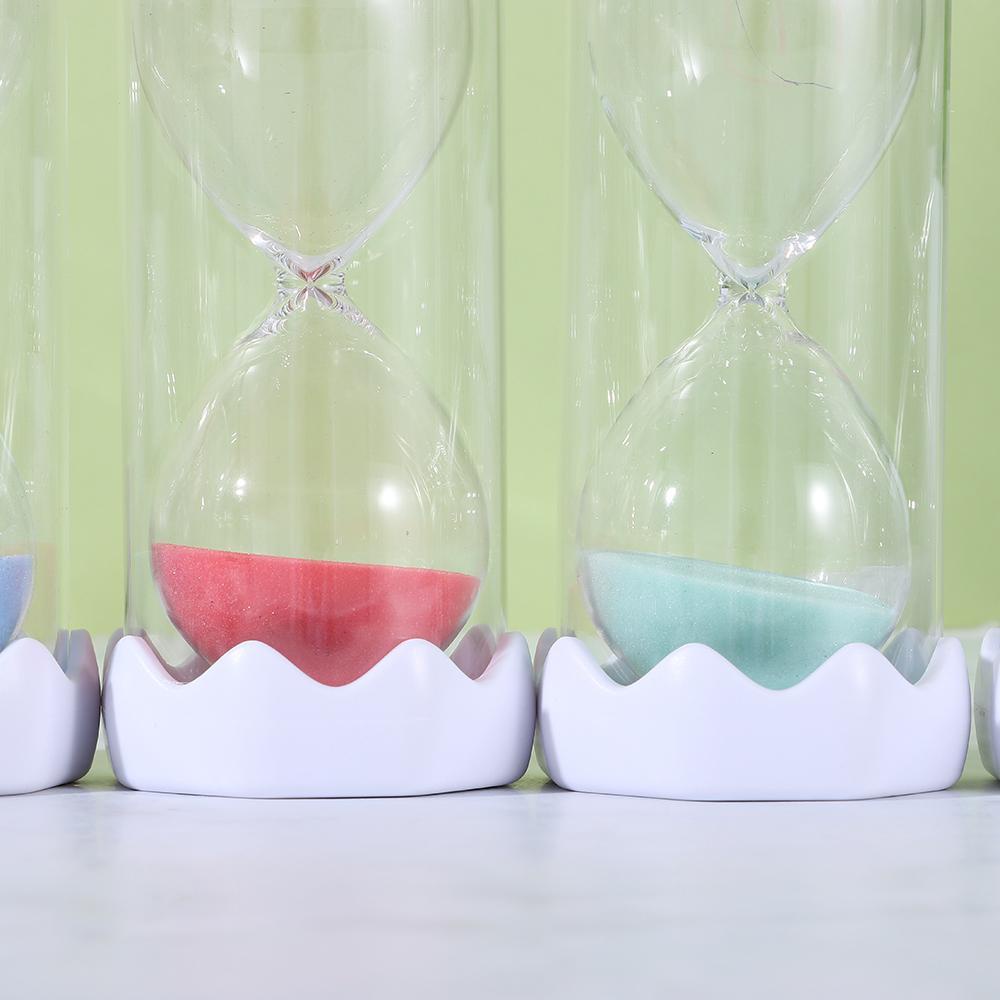 CONOPERY Đồng Hồ Cát Nhiều Màu Sắc Đồng Hồ Cát Đánh Răng Trang Trí Nhà Cửa