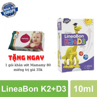 Lineabon k2+d3 - lọ 10ml, vitamin k2+d3, vitamin d3+k2, vitamin tăng chiều cao