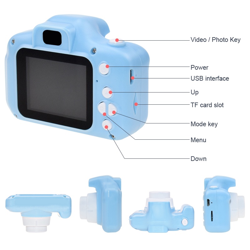 Máy Quay Kỹ Thuật Số 1080P HD Cao Su 8G | BigBuy360 - bigbuy360.vn