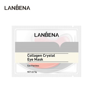 Set 10 Mặt Nạ Lanbena Tinh Thể Collagen Làm Đẹp Cho Nữ